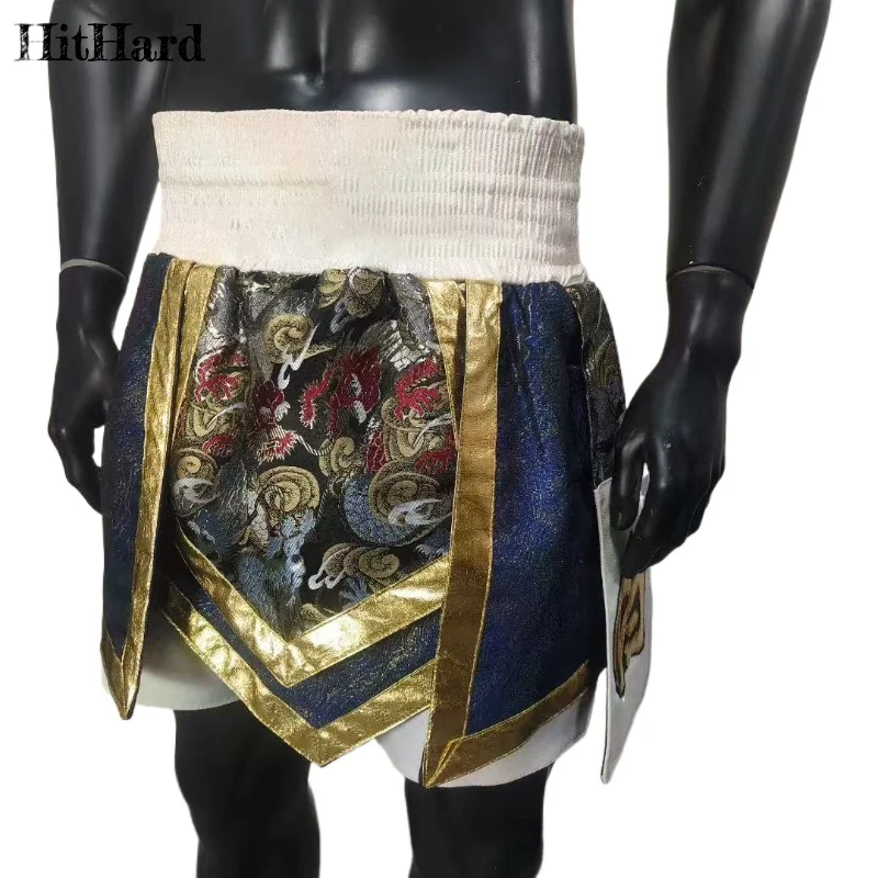 Kickboxing Shorts Professional Muay Thai Shorts for Men Women Children Premium Kick Boxing MMA Training Competition Fight Pants