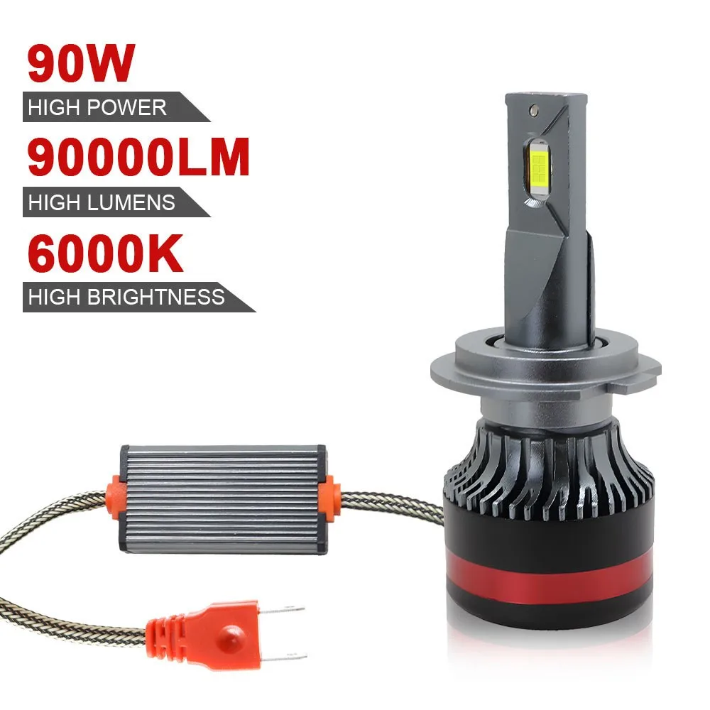 2 قطعة/1 مجموعة 180 واط 18000LM H11 سيارة Led العلوي H9 H11 9005 HB3 9006 HB4 9012 Hir2 لمبة Canbus Led سيارة العلوي مصباح Led صغير السيارات