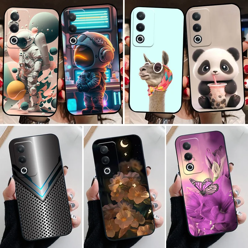 

For Oppo A80 5G Case OppoA80 CPH2639 Cover Soft Silicone Phone Case For Oppo A3 Pro 5G A3Pro CPH2665 Fundas Coque