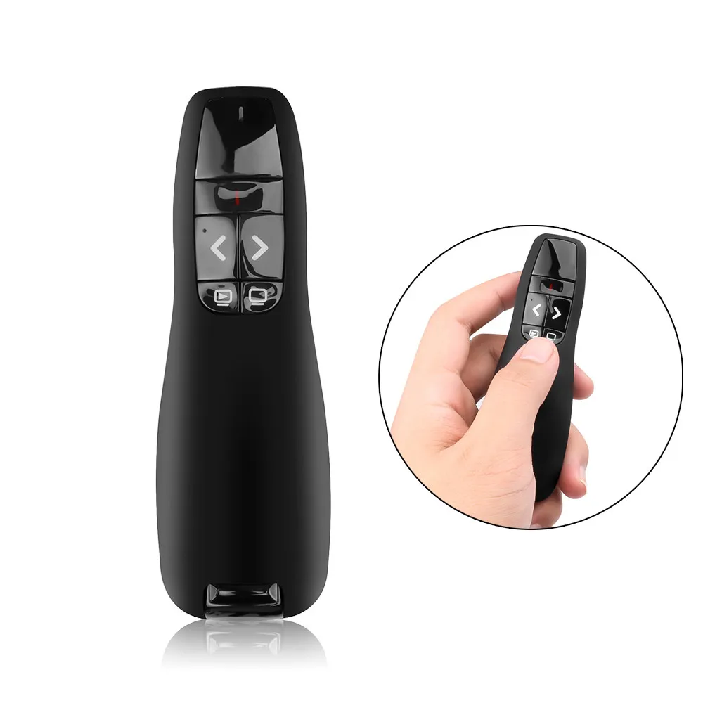 2023 New USB Wireless Presenter Page Turning Pen With Red Light Spot PPT Remote Control for Powerpoint Presentation