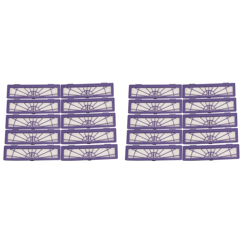 ABZA-20PCS مرشحات HEPA ل Neato Botvac D/المتصلة سلسلة D7 D80 D85 D3 D75 D5 70E 75 80 85 أجزاء المكنسة الكهربائية