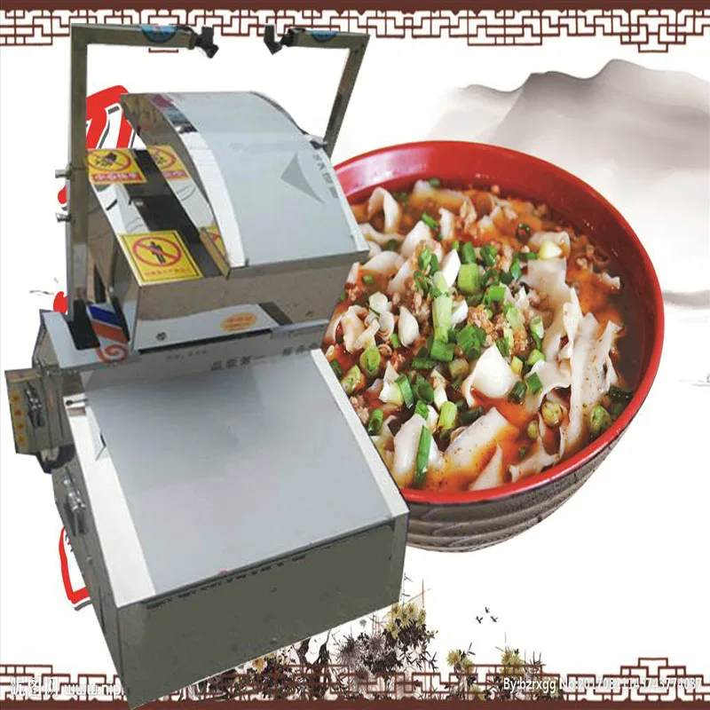 Electric Stainless Steel Thickness Width Adjustable Spaghetti Machine Daoxiao Noodles Cutting Robot