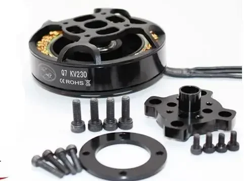HL Q7 6610 6820 KV230 4-8S Brushless Motor 2-3KG pull Thrust for 22inch 2260 heavy duty Large Agricultural drone