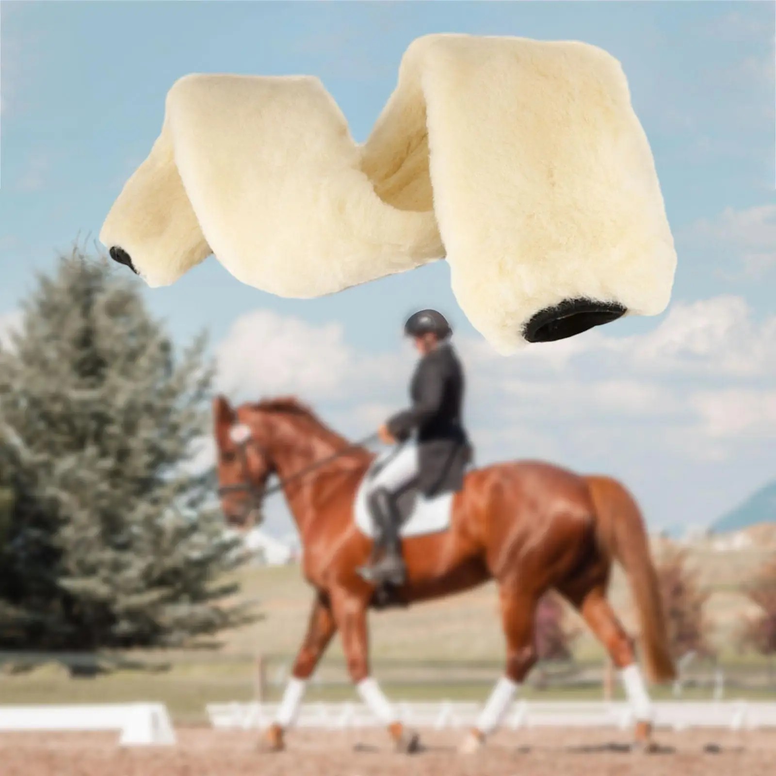 Horse Girth Protection Cover Soft for Horse Riding Enthusiasts Outdoor Sport