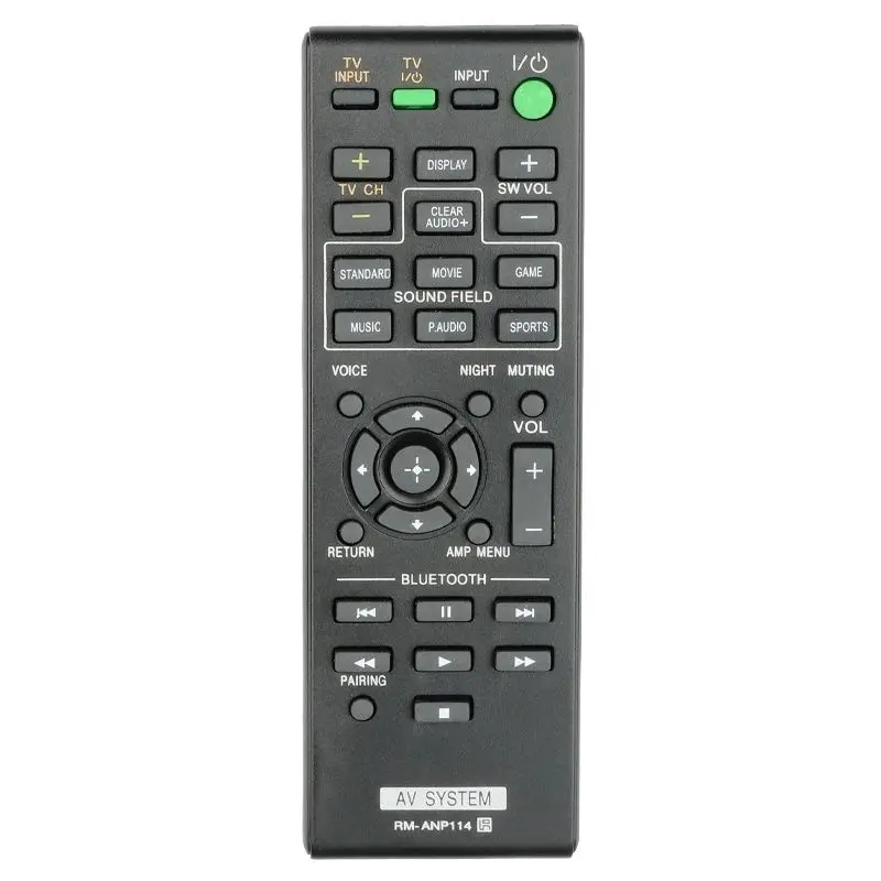 For RM-ANP114 RM-ANP106 Sony-Sound-Bar-Remote-Control-Replacement, For Sony Sound Bar HT-CT37 HT-CT380 HT-CT770 HT-CT780 HTCT370