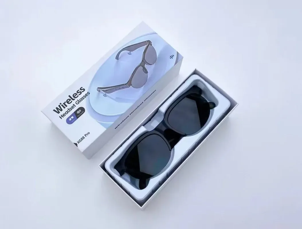Smart Bluetooth Glasses TAC Polarized Sunglasses Wireless Music HandsFree Calls UV Protection AI Translation Blue Light Blocking view 6
