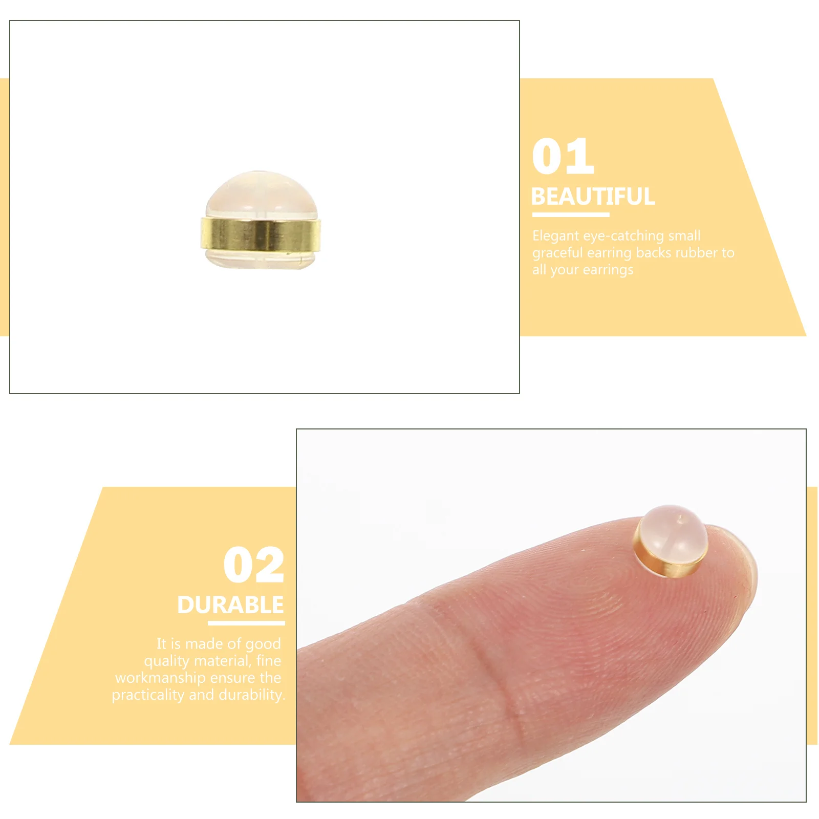 

30Pcs Ear Stud Backs Clear Silicone Stopper Flexible Secure Earring Plugs DIY Jewelry Findings Earring Backs DIY Earrings Plug