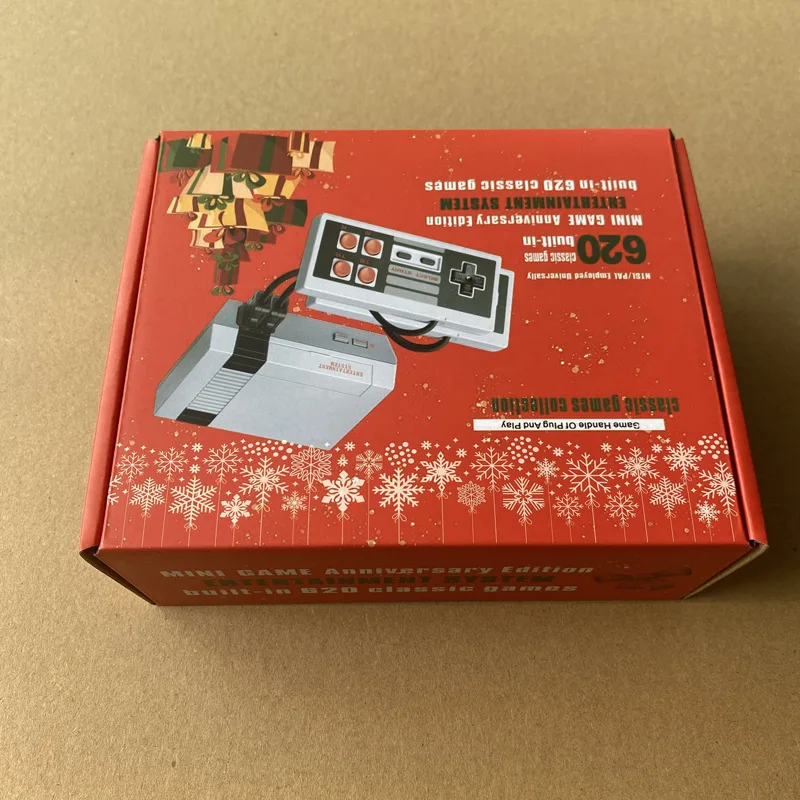 تلفاز صغير لعبة فيديو وحدة تحكم للأطفال ، مدمج 620 ألعاب ريترو كلاسيكية ، 2 لاعبين ، يدعم خرج AV ، محمول باليد ، هدية ، 8 بت ، NES