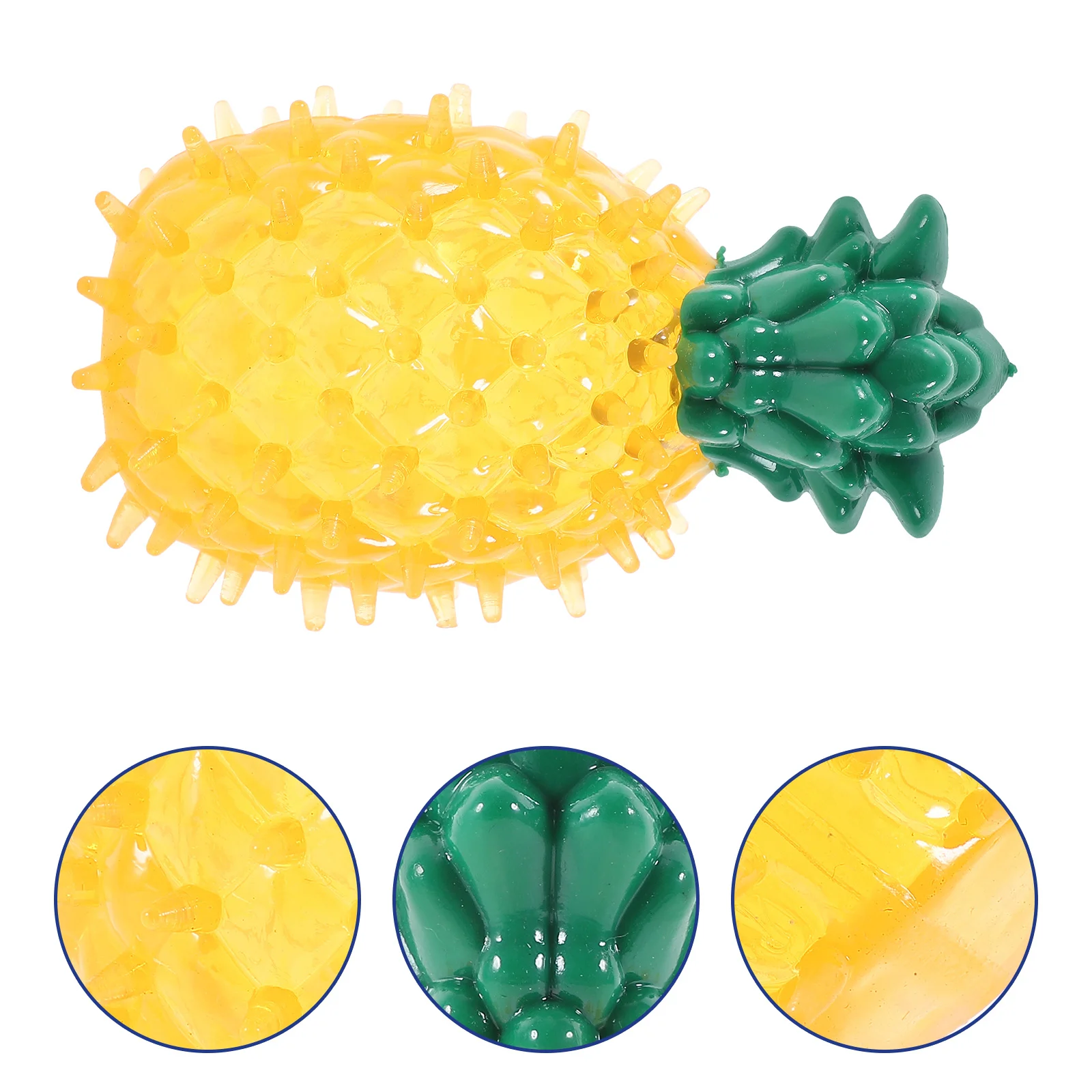 Water-filled Toys for Dogs Molar Puppy Teething Pineapple Pet Teether Fillable Summer Throw