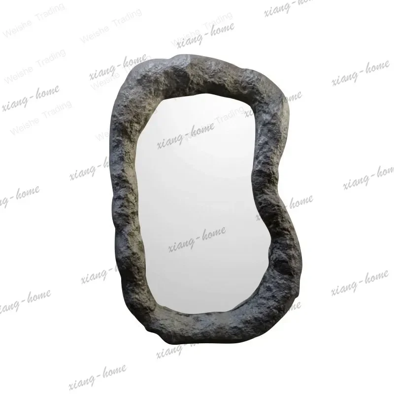 LD Nordic classical floor art irregular full-length mirror creative against the wall clothing store fitting  special-shaped