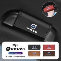 Car Interior Nappa Leather Handle Cover Handgrip Protect Gloves For Volvo Xc60 Xc90 V40 V60 S60 V50 V90 S80 C40 XC40 V70 XC70