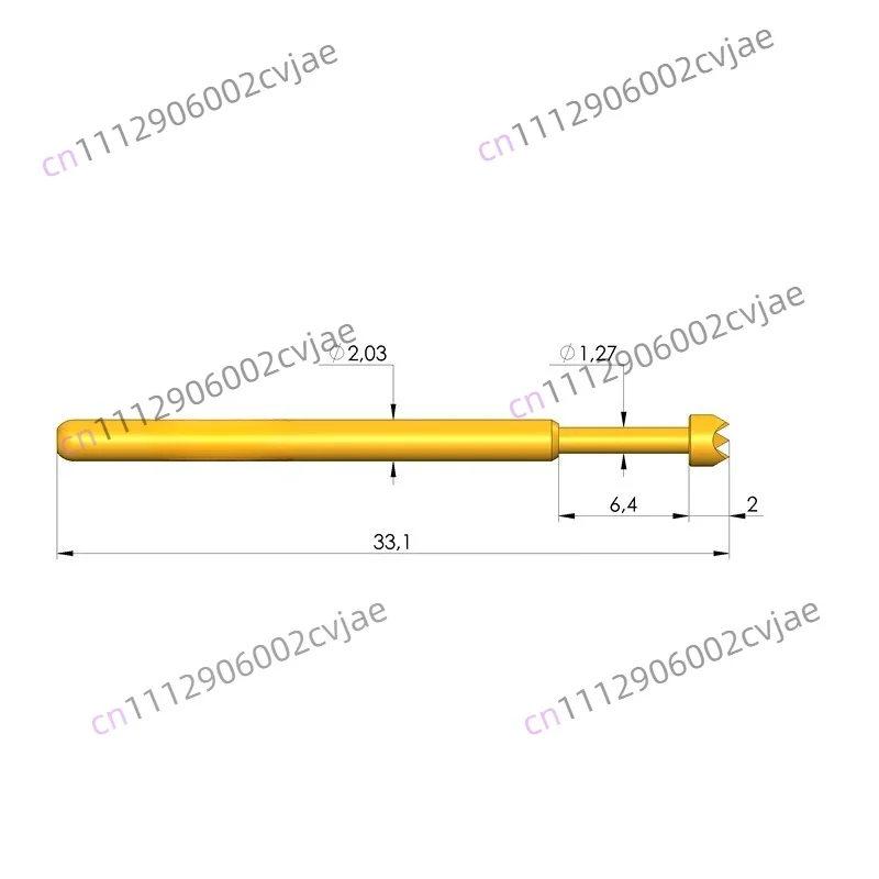 anti-British steel INGUN probe GKS-003 206/303/204/305/307 254A2000 series 50pcs ordinary