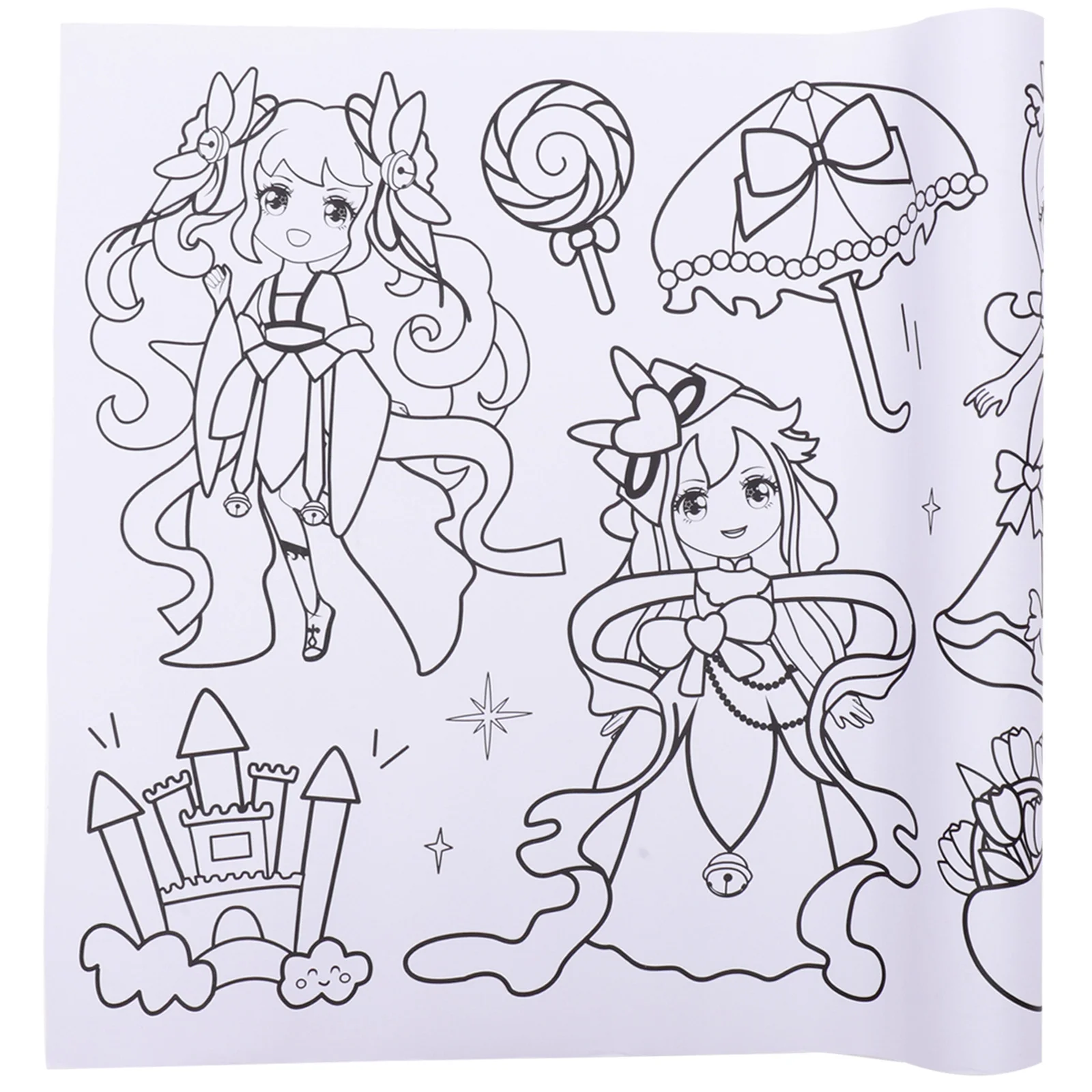 لفة ورق فنية يمكنك صنعها بنفسك على الجدران، آمنة وغير قابلة للتلف على الحائط، تصميم علامة الأسنان، شريط مزدوج ناعم، لون موحد كتيمة #2