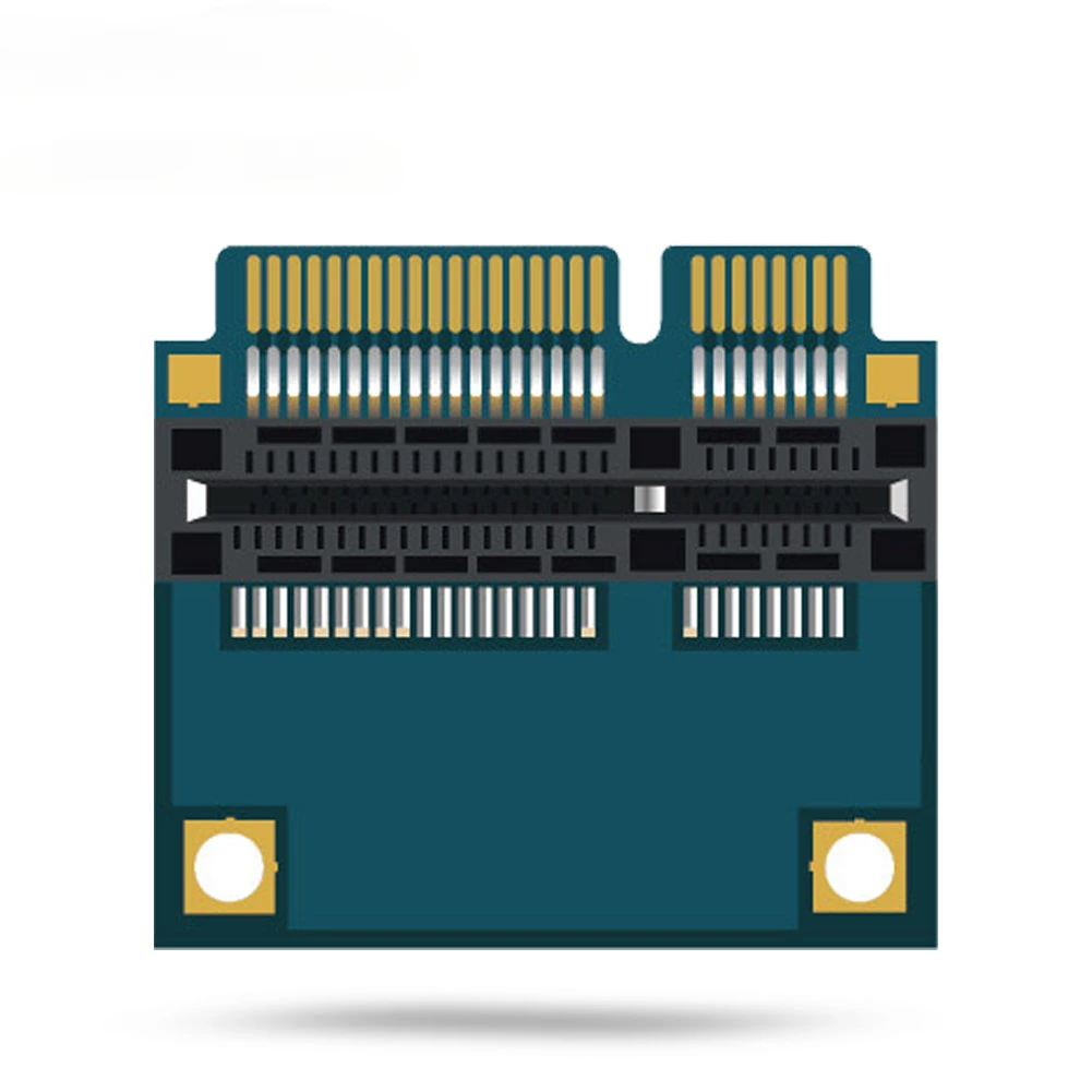 Mini PCI-E Adapter Card Vertical Screw-Free Convenient Test MSATA Interface Right Angle mPCIe Mini-PCIe Extend Card