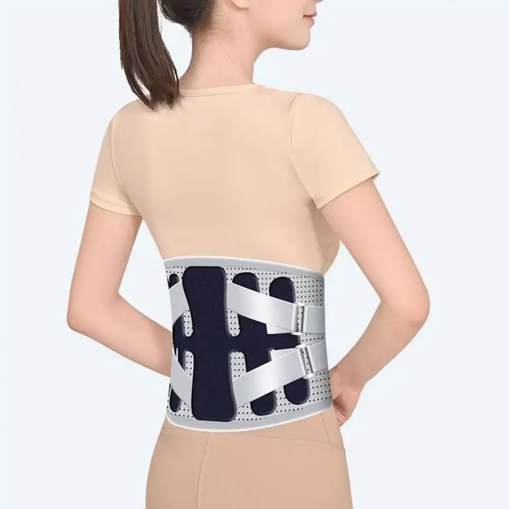 Lumbar Support Back Brace Compression Belt for Sciatica Herniated Disc Back Pain Relief Breathable Waist