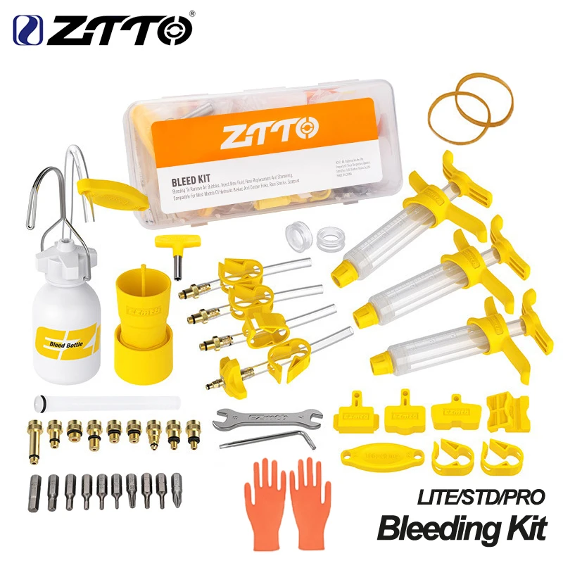 ZTTO x Ezmtb Bicycle Hydraulic Disc Brake Bleed Kit Tool MTB Road Bike Brake Repair Tool For Sram ShiMano MAGURA Avid Series