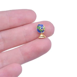 20Pcs Alloy Globe Floating Locket Charms For Memory  Relicario Necklaces Jewelry Making Wholesale