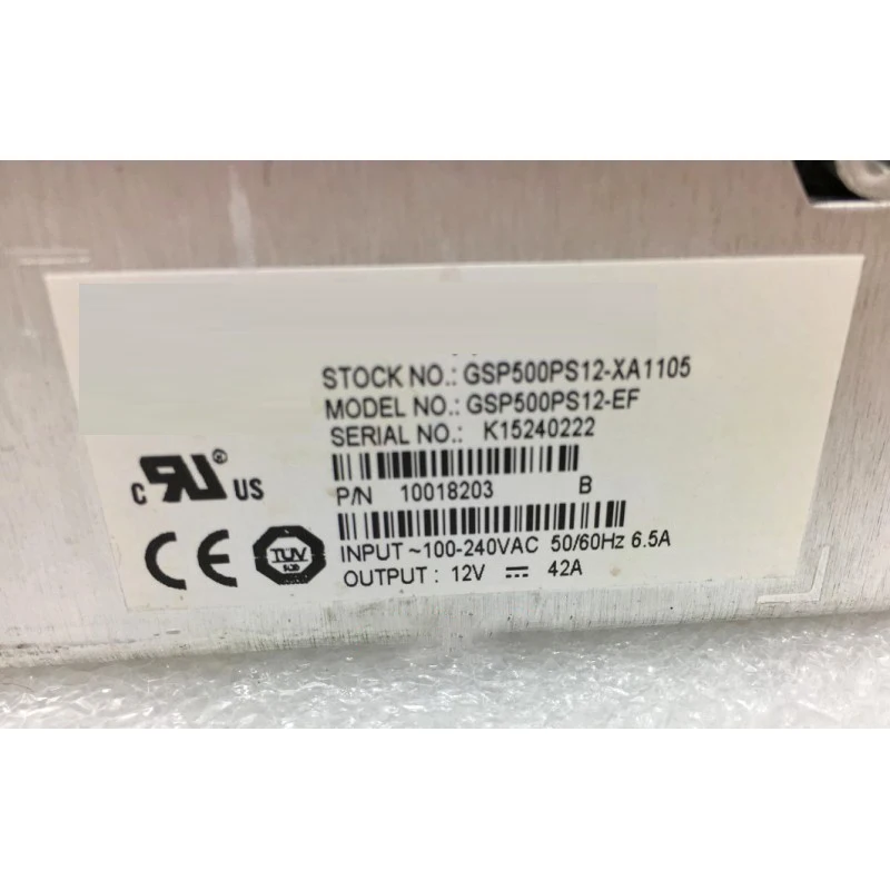 GSP500PS12-EF GSP500PS12-XA1105 12V42A Industrial Medical Power Supply