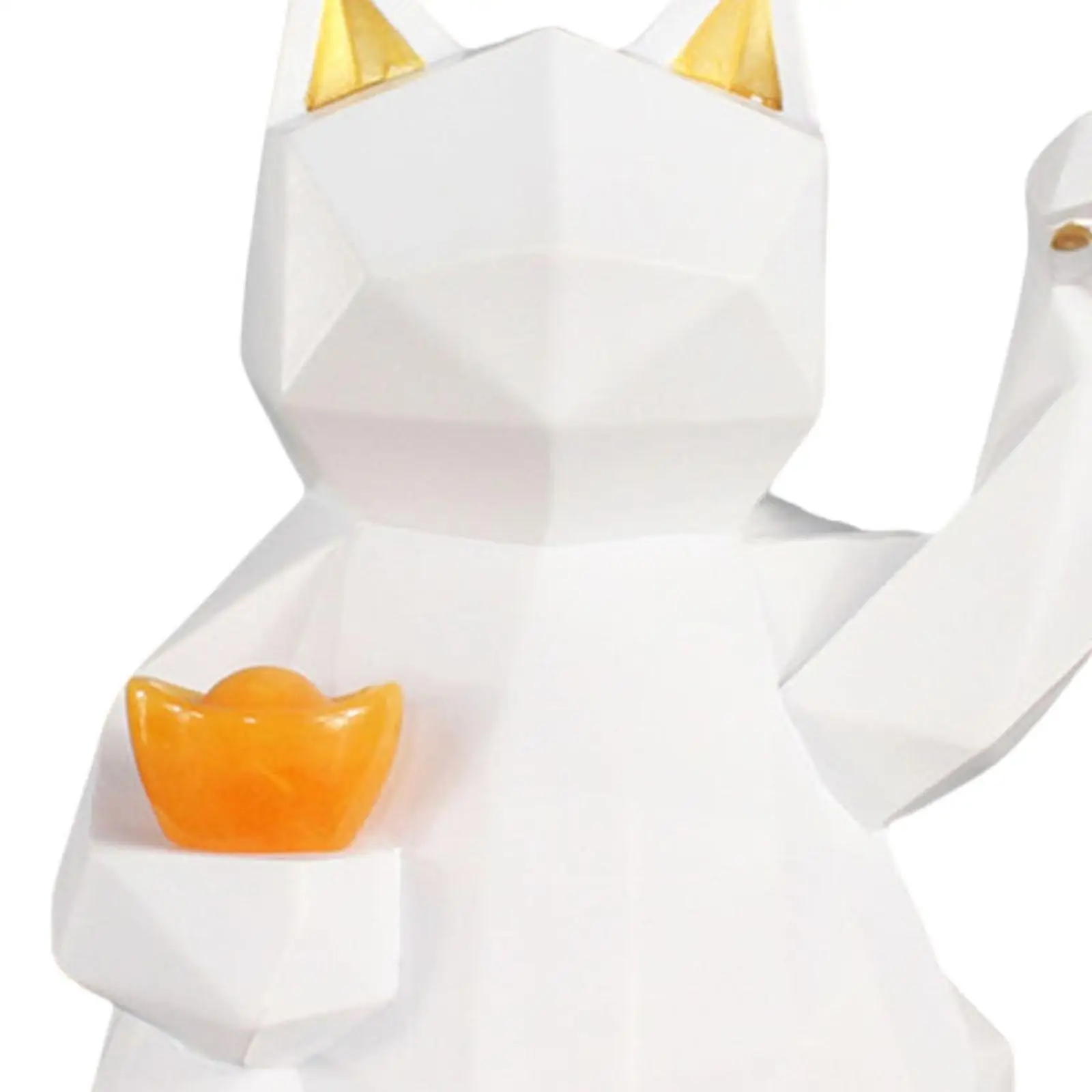 تمثال قطة للقطط، تمثال كرتوني قابل للجمع على شكل حيوانات، زينة لسطح المكتب لخزانة المدخل وغرفة النوم والمكتب #5