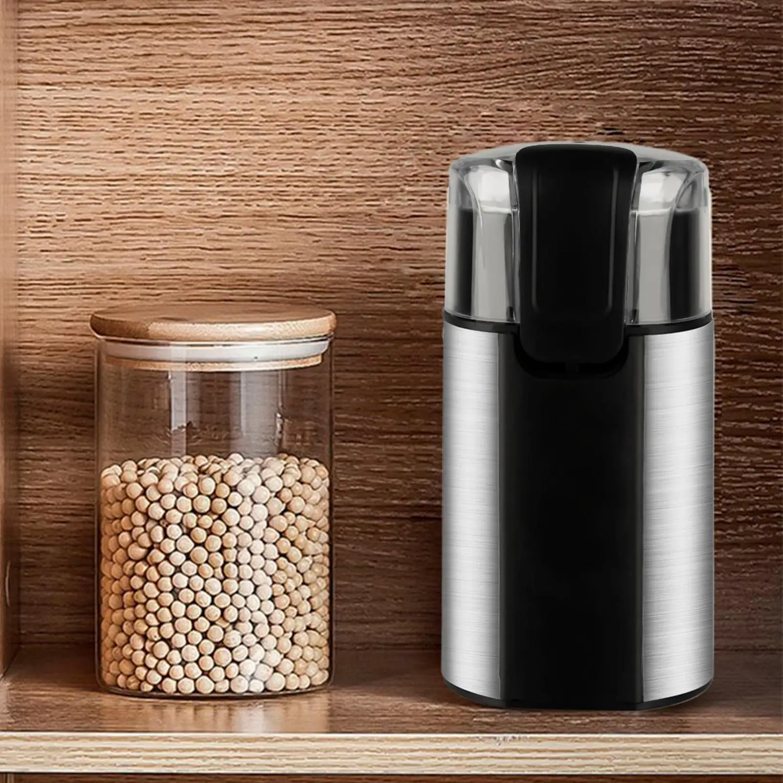 

Мельница для кофейных зерен, съемный кухонный гаджет для приготовления пищи, электрическая мельница для сухих приправ для приправ, сушеных перцев чили, приготовление еды