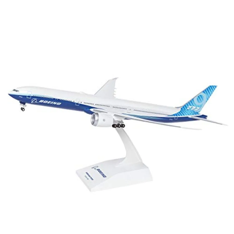 

Unified 777-9 Foldable Wing Tips 1:200 Model for aviation display, die-cast metal body, matte white finish, ultra-precise hinge
