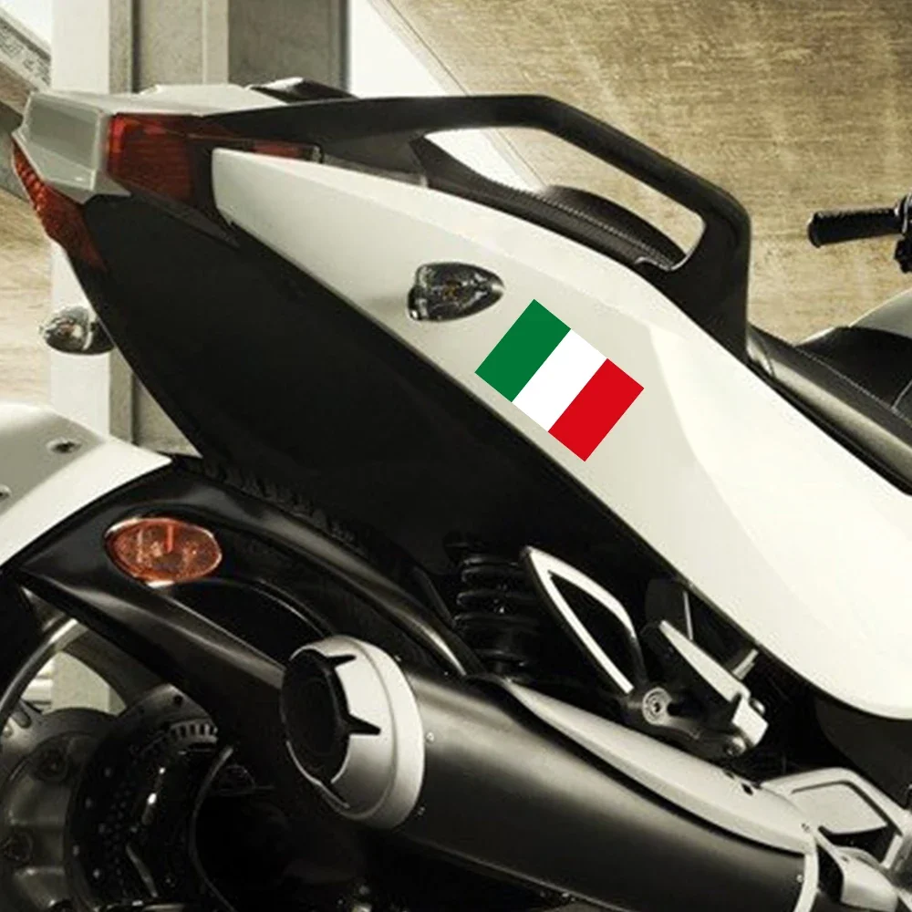 ملصق علم إيطالي لنافذة السيارة عمود ب ، ملصق فينيل ، إكسسوارات الدراجات النارية ، ألفا روميو ، لانسيا ، فيات ، فيراري ، مازيراتي #4