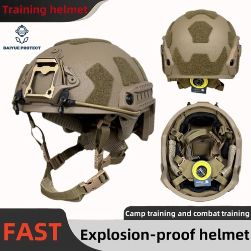 Imagen 1 del producto Casco táctico FRP SF, casco de corte alto a prueba de explosiones, equipo de expansión para exteriores, casco rápido, forro interior de suspensión Wendy