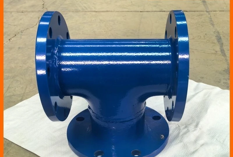 Extended Carbon Steel Welded Equal Tee Flange Butt‑Weld Pipe Fitting For Fire Protection Pipeline Project
