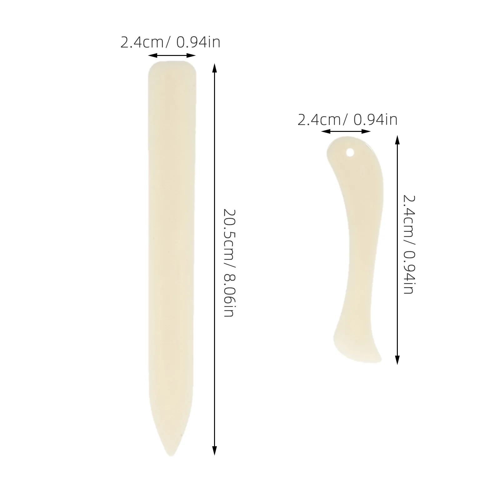 12Pcs Bone Folder Paper Crafting Scoring Set Plastic Creasing Tool Folding Scrapbook Card Making Bookbinding DIY