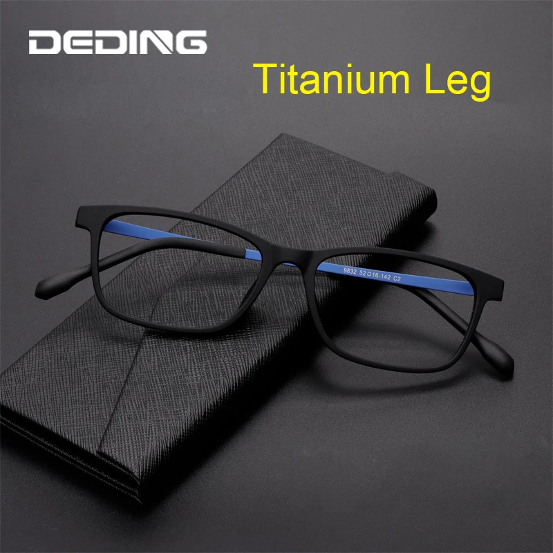 Ultralight Titanium & TR90 Glasses Frame Men Women Myopia Hyperopia Optical Eyeglasses Rectangle Prescription Eyewear DD1630