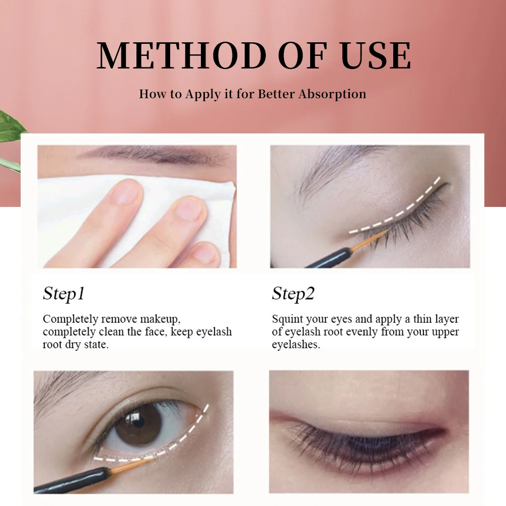 Eyelash Growth Essence 7 Days Fast Growth Eyelash Serum Eyelash Enhancement Product Longer And Thicker Eyelash Product Care New