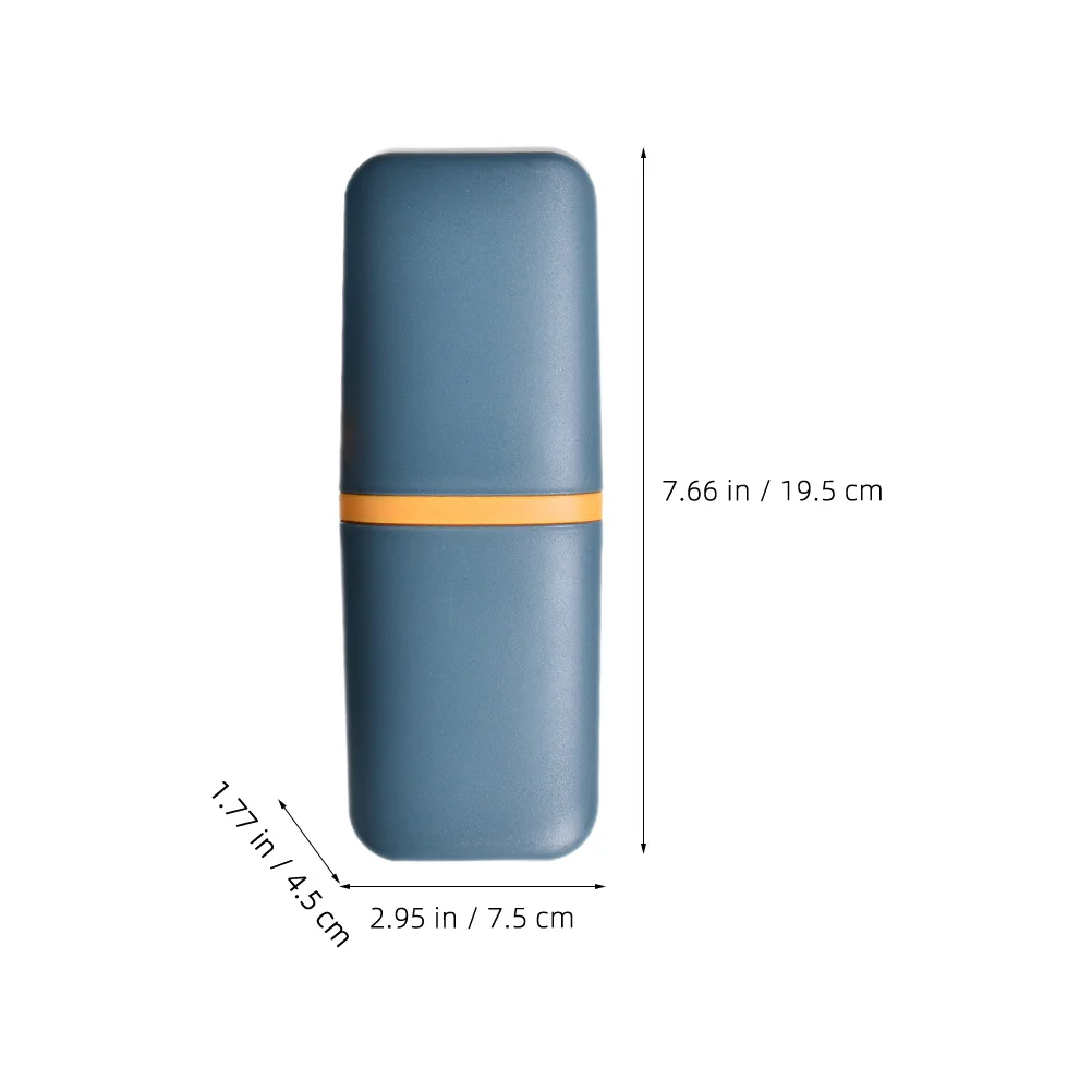 

4Pcs Travel Toothbrush Holder Portable Toothpaste Cup Storage Case Organizer for Camping Home School Use Toothbrush Holder