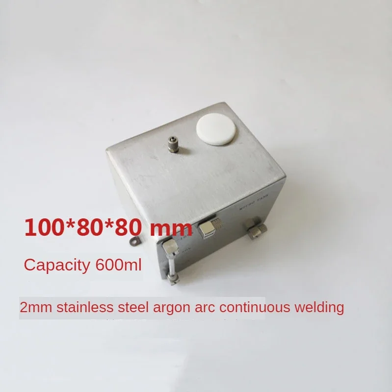 1/8 Excavator Heavy Duty Large Fuel Tank Thickened Stainless Steel Polished Fuel Tank With Fixed Seat