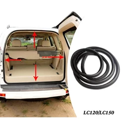 1Pc Rubber Black Car Rear Trunk Tailgate Seal Strip Waterproof Strip For Toyota Land Cruiser Prado 120 LC120 150 LC150 2003-2017
