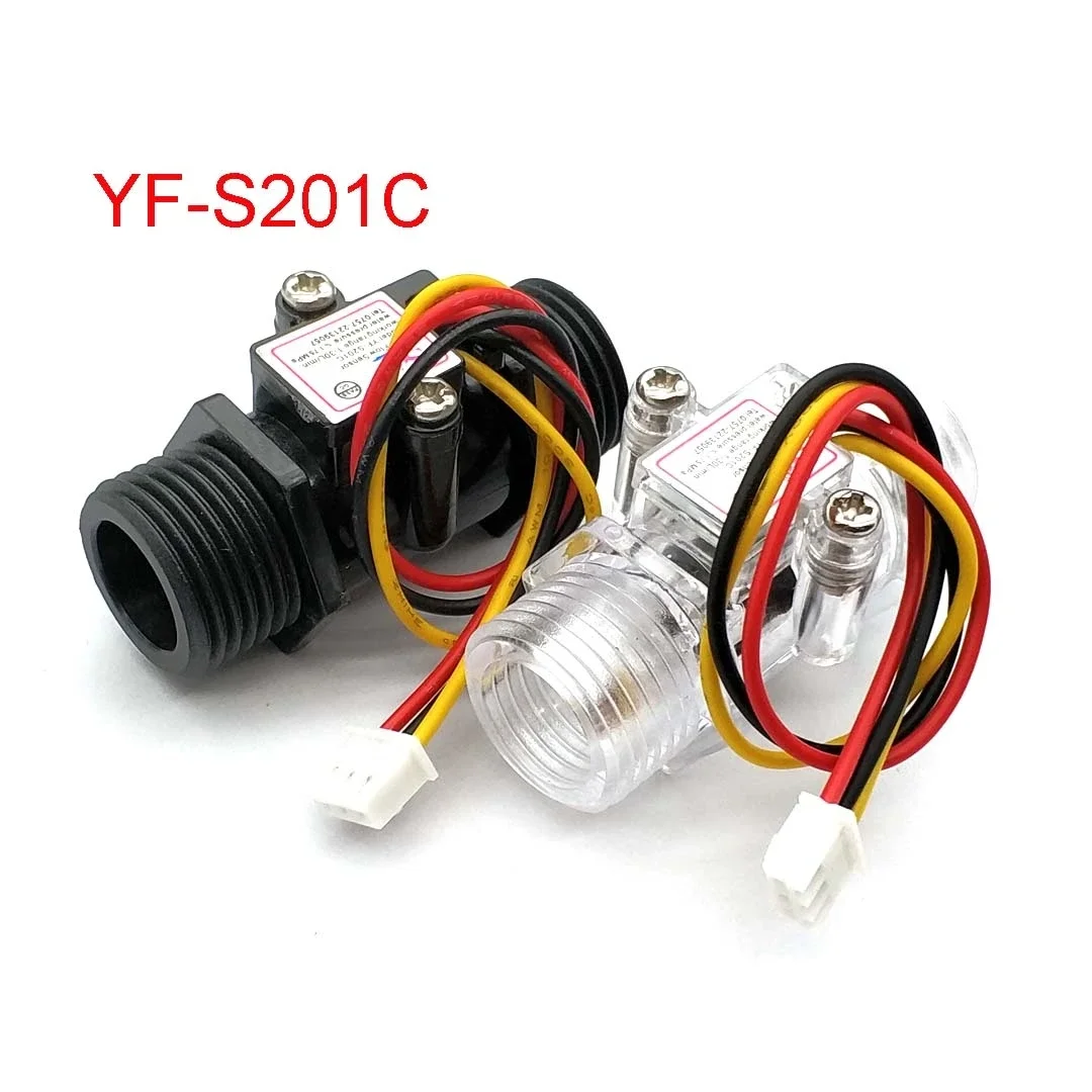 유량계 유량계 홀 유량 센서 표시기 카운터 cauldalimetro G1/2 0.5-25L/min 1.2MPa F = 6 * Q 유량 센서