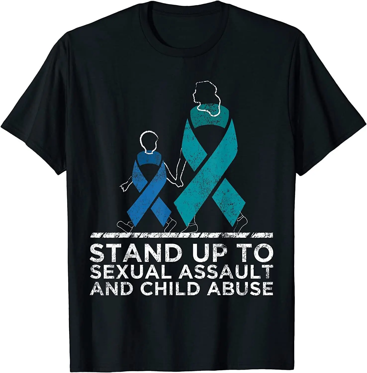 NEW! Stand Up To Sexual Assault and Child Abuse Awareness T-Shirt