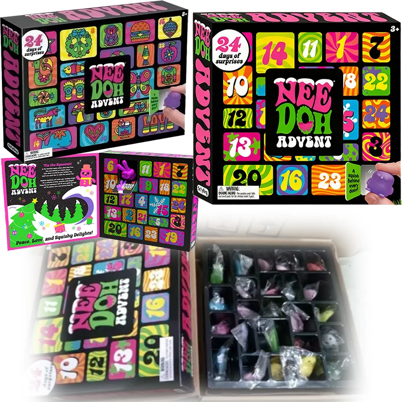 2025 Nee Doh Advent Calendar 24 Days Christmas Countdown with