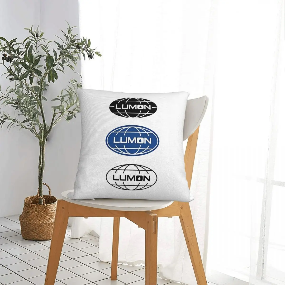 Severance Lumon Logo Throw Pillow Cover Polyester Throw Pillow Awesome Cushion Covers