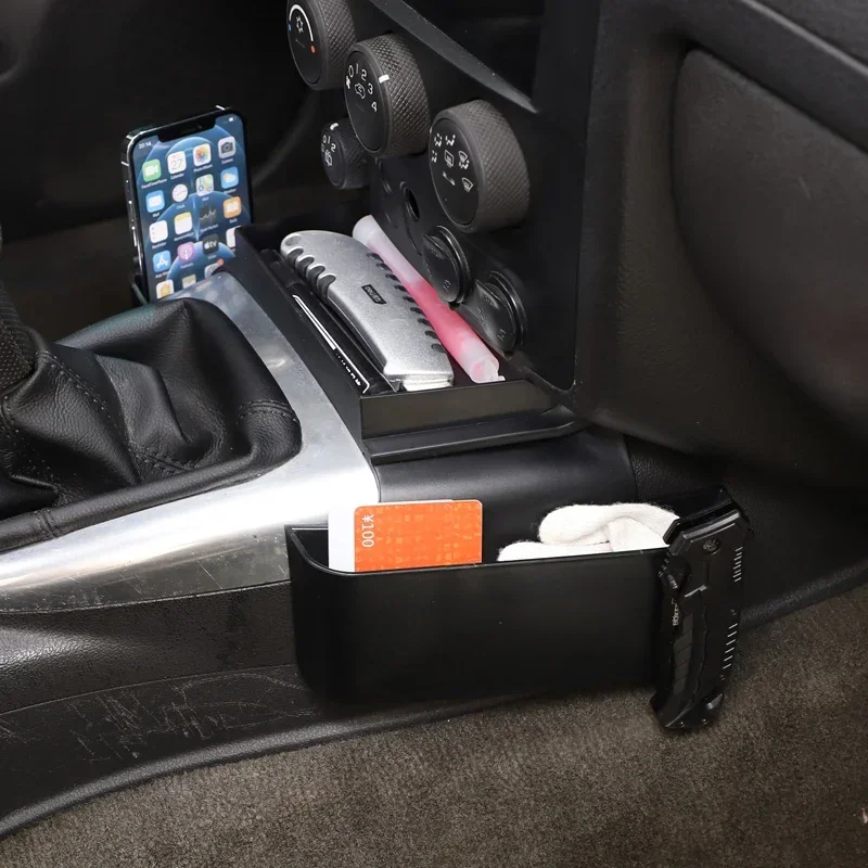 For Hummer H3 2005-2007 ABS car center console both sides storage box mobile phone tray item organizer interior accessories