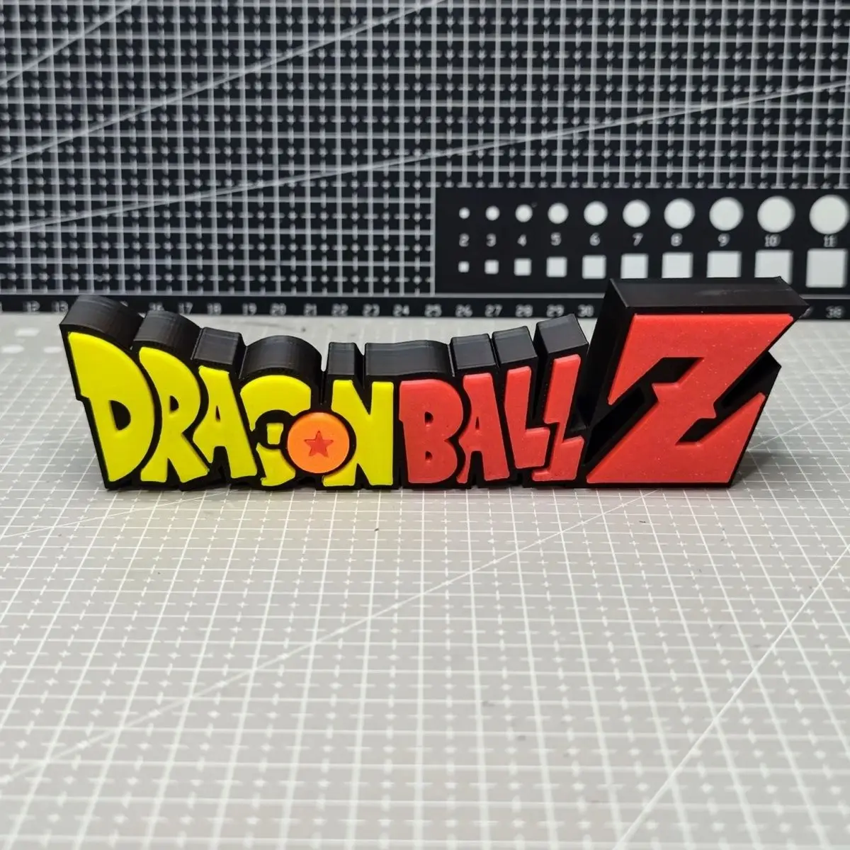 

Dragon Ball Super Logo Standing Sign Dragon Ball 3D In Stock Printing Handmade Sign Ornament Collection Model Toys Holiday Gifts