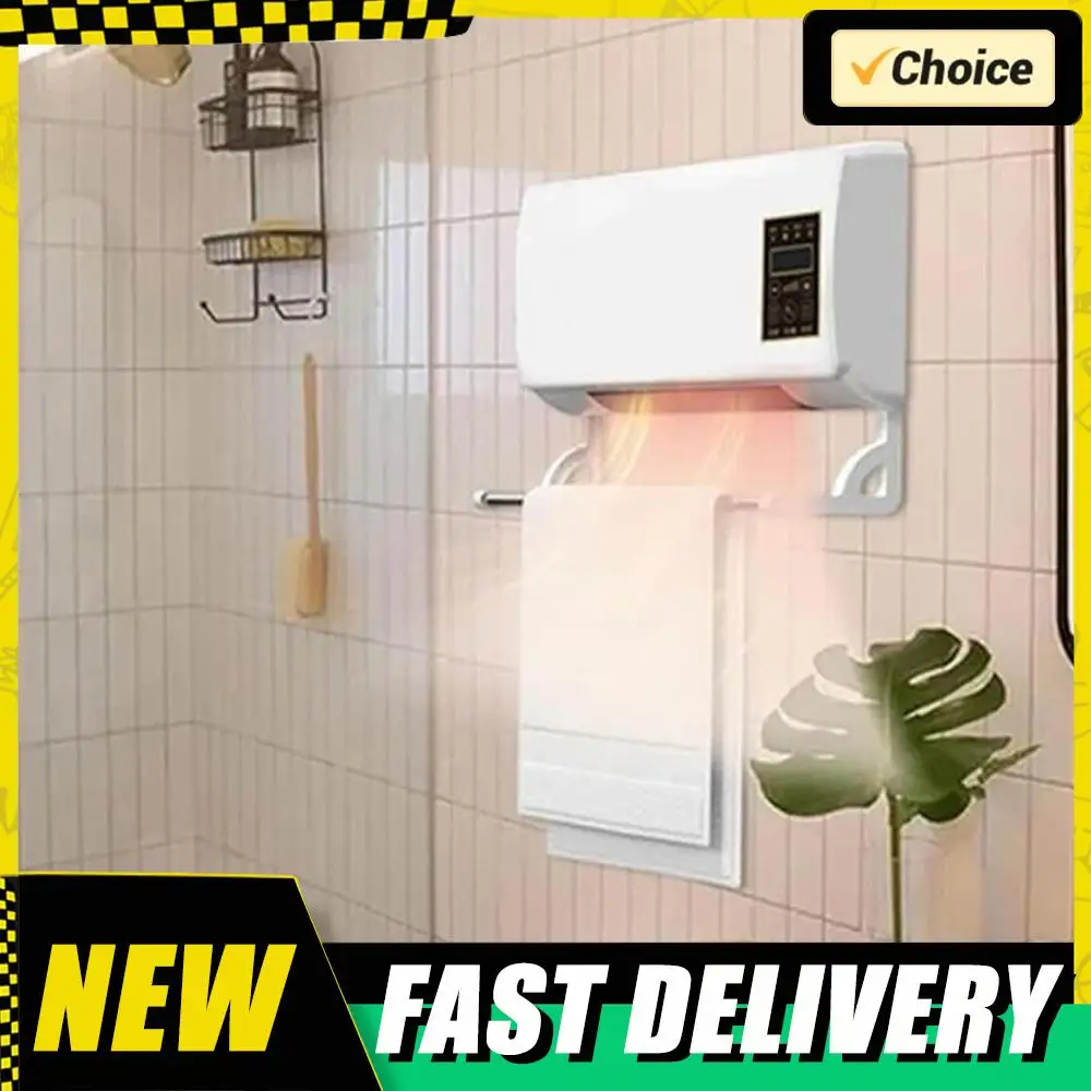 Ar condicionado portátil de montagem na parede com controle remoto, ar condicionado de parede portátil, mini sistema de ac/aquecimento dividido para escritório doméstico