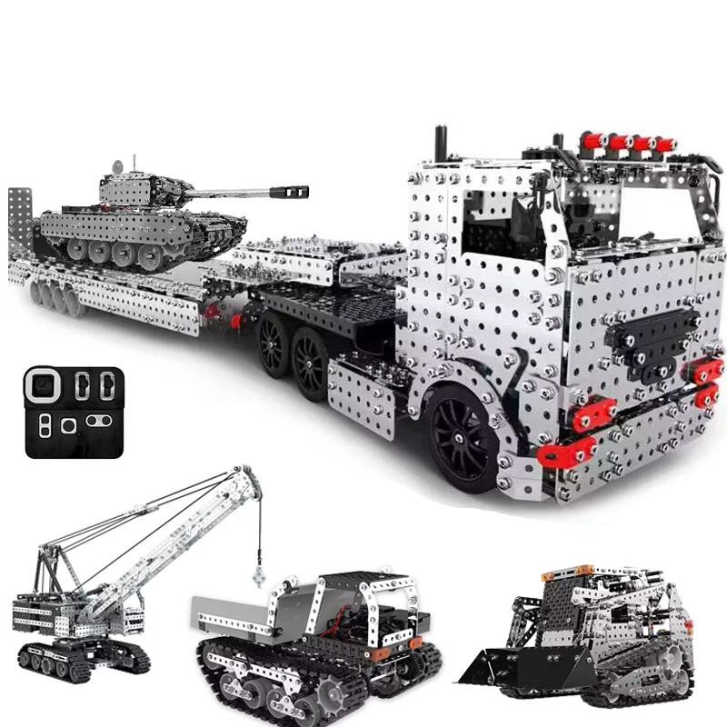 Kit de construcción infantil de metal – Piezas de ingeniería para niños - imagen 4
