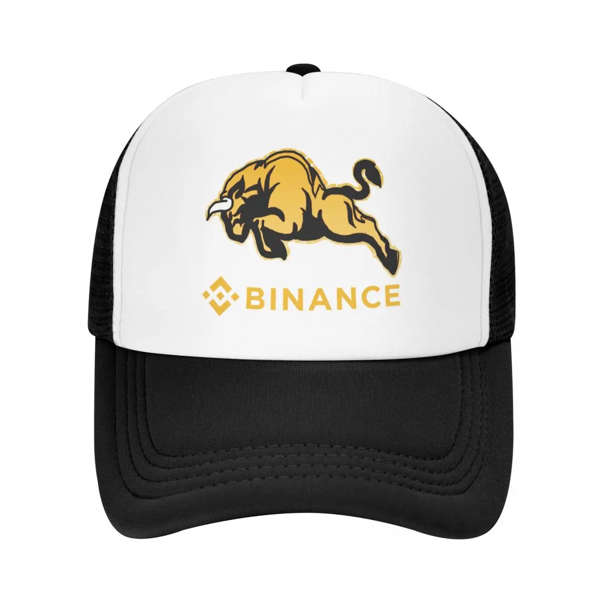 شخصية Crytopcurrency Binance عملة قبعة سائق الشاحنة النساء الرجال قابل للتعديل الكبار BNB الثور Blockchain قبعة بيسبول في الهواء الطلق أبي قبعة #1