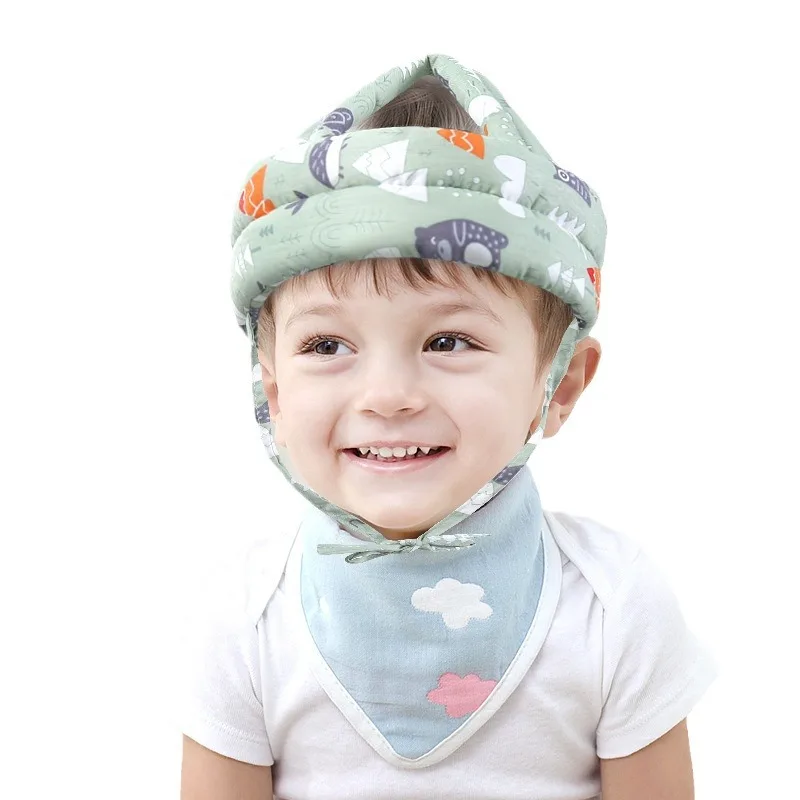 

Adjustable Baby Safety Helmet for Crawling/Walking - Breathable Anti-Fall Protection with Cushioned Liner