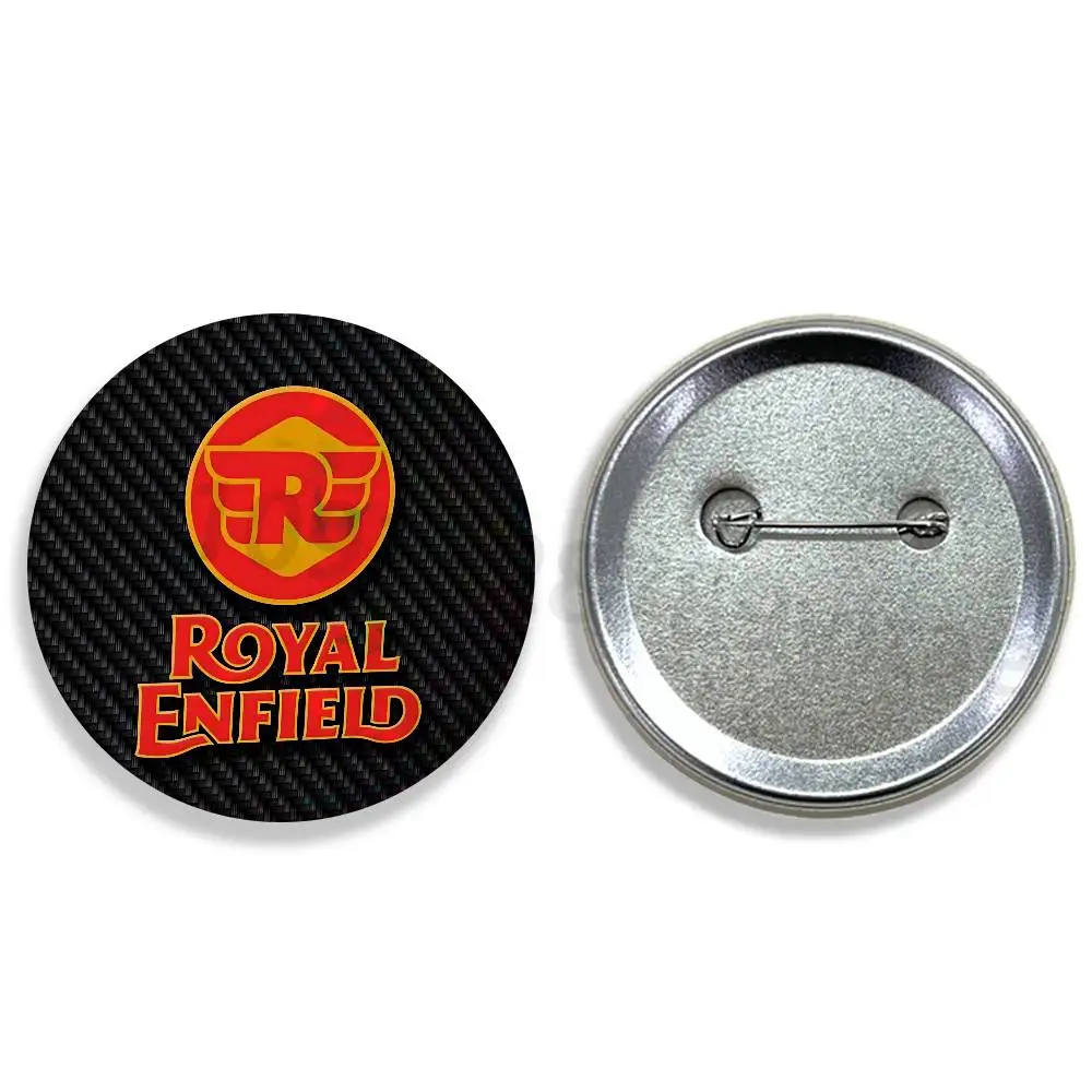 R-ROYALS E-ENFIELDS Logo 25mm 75mm 44mm 58mm 32m Brooches Badges Pins for Accessories