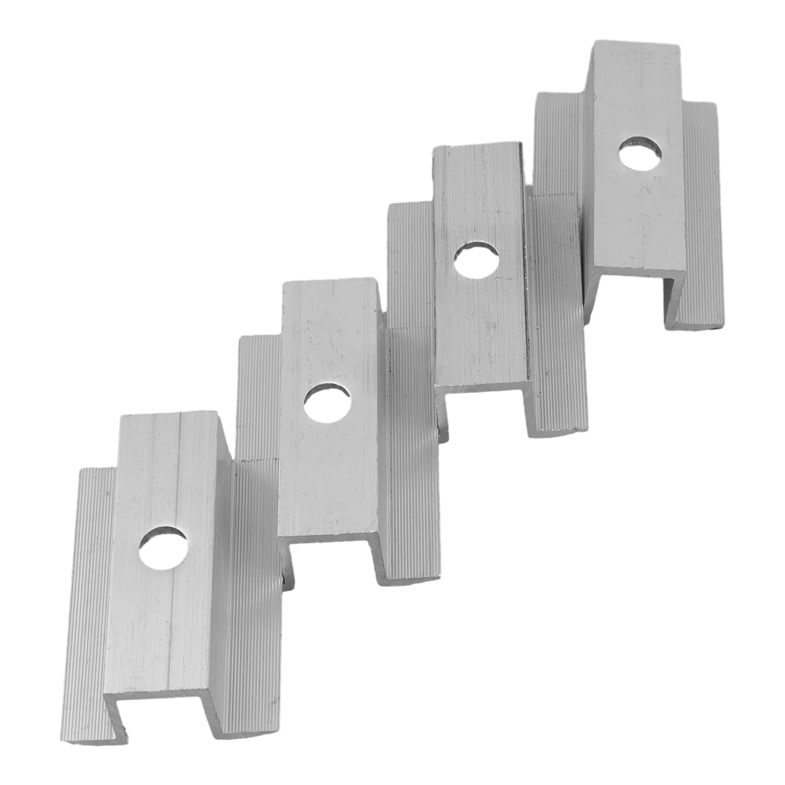Aluminum Alloy Solar Middle Clamp Excellent Portable Superior 25 - 50MM 4/10Pcs Clamp Height Solar Middle Clamp