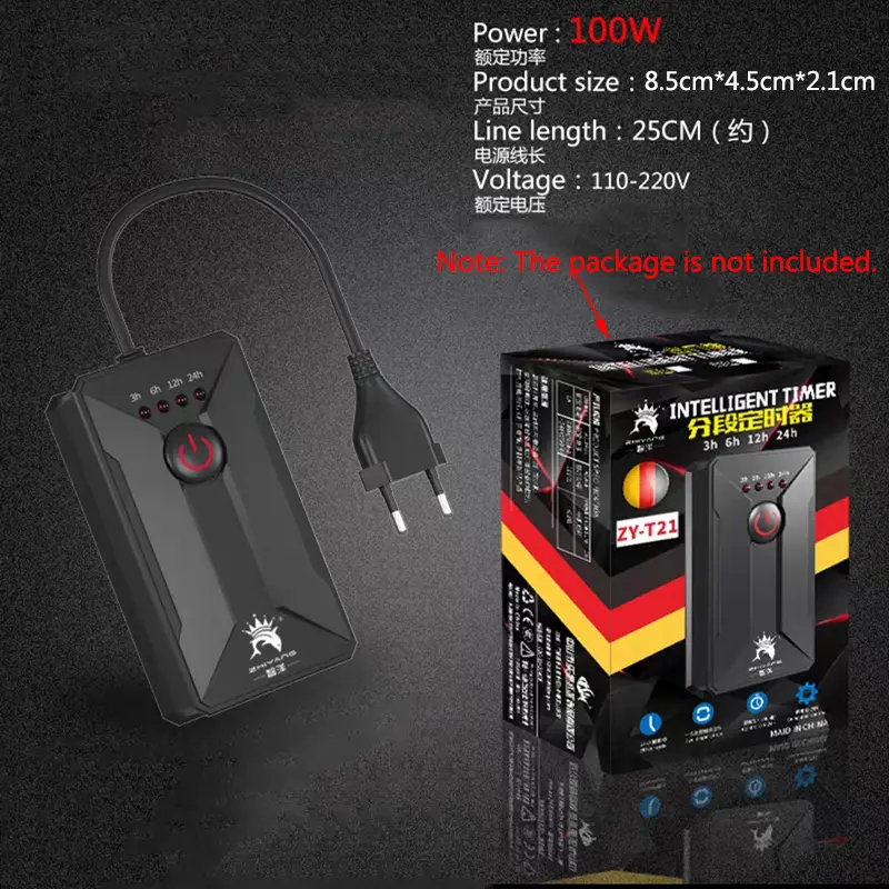 110/220V Fish Tank Timer Aquarium Light Timer Fish Tank Timing Socket Adjustable Aquarium Timer Controller Light Timing System - Image 7