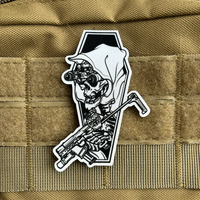 Army Stormtrooper Skull Soldier Tactical Patch Patches Hook and Loop Death Gunner Morale Badge Military Backpack Reaper Sticker