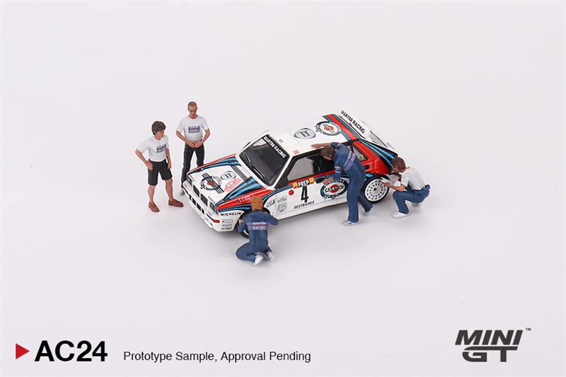 MINI GT 1:64 마티니 레이싱 WRC 피규어