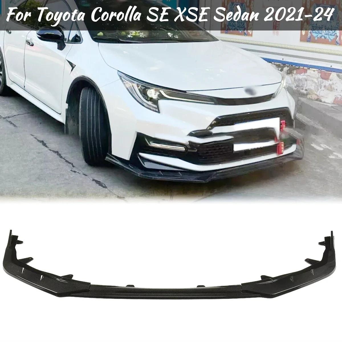 

Съемный передний бампер для Toyota Corolla SE XSE Sport ONLY 2021-2024